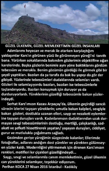 Kars Gezi Notlarımdan